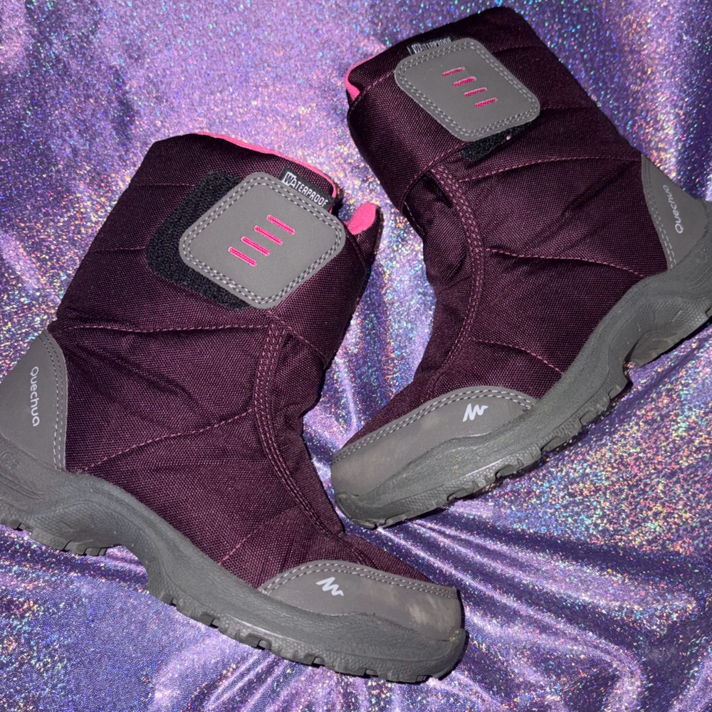Quechua Purple Snow Boots